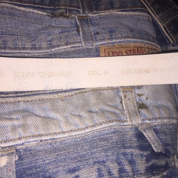 DIESEL WHITE LEATHER BELT WITH LOGO / LOGO BUCKLE - Picture 7 of 7